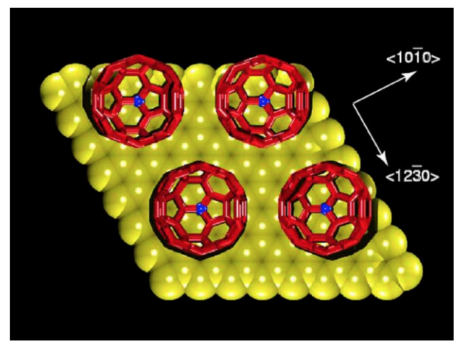 Molecular dynamics simulations of C6) nanobearings