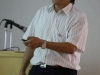 Durante a apresentação do Edison Hiroyuki Shibuya (IFGW-UNICAMP).