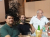 Angelo, Szpigel e Menon no Bar da Coxinha.